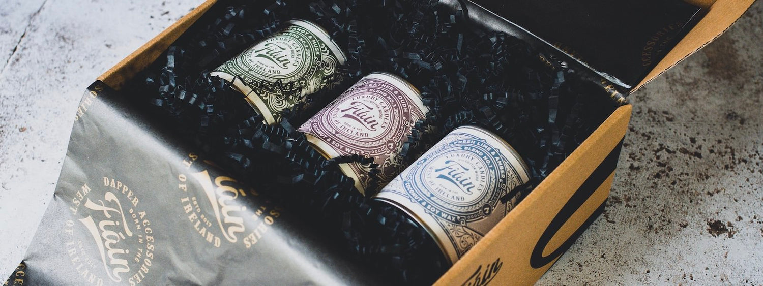 CANDLE GIFT BOX WITH OLE TIME VALUES