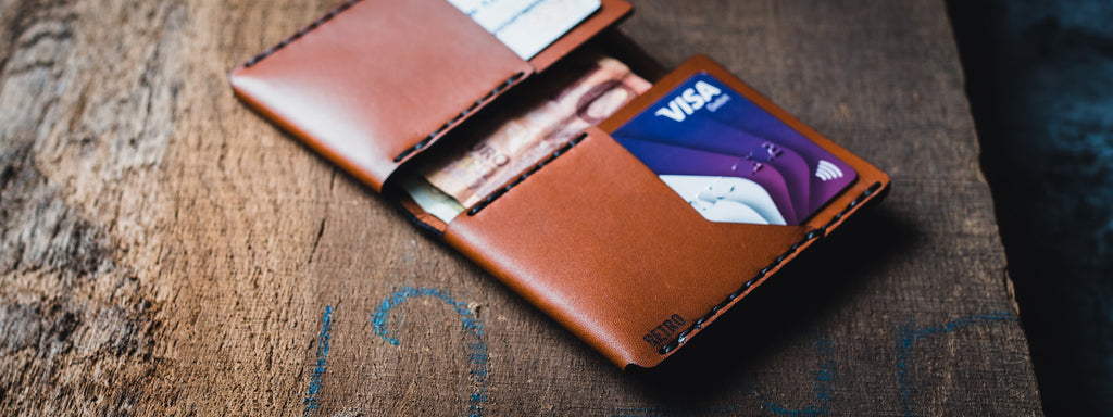 Up your wallet game with the Retro No.6 wallet