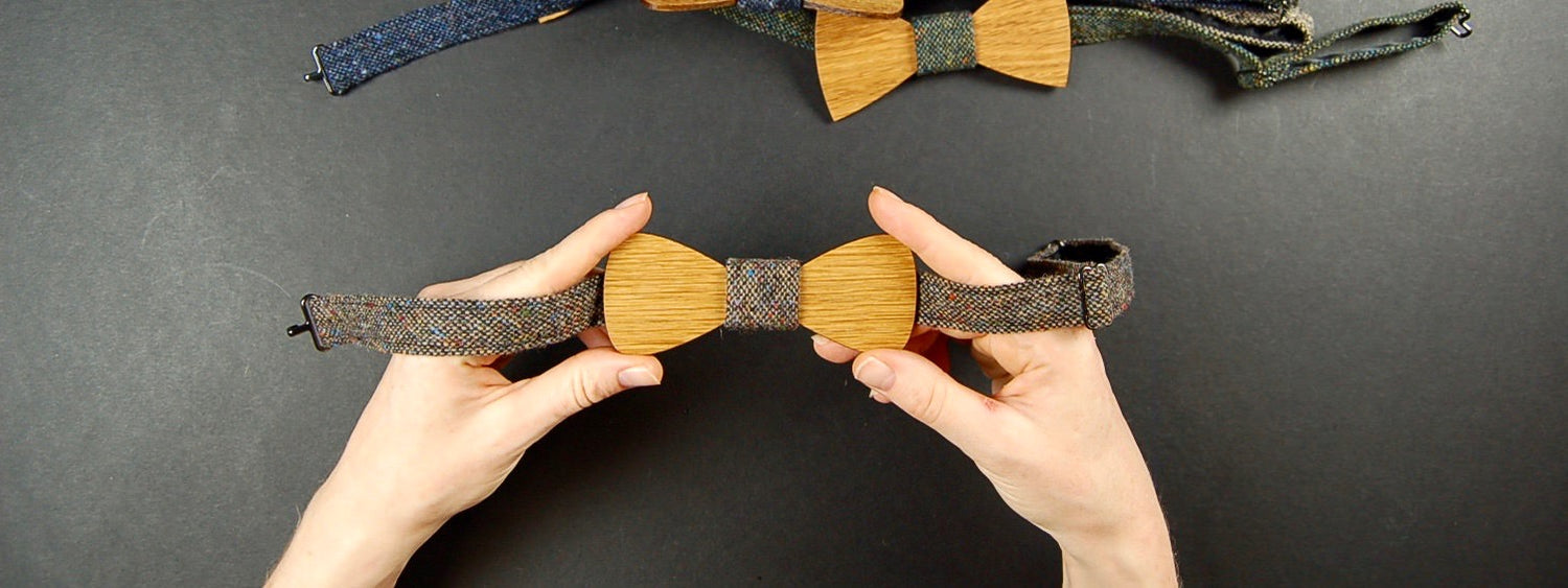 How to Adjust a Fiáin Wooden Bowtie
