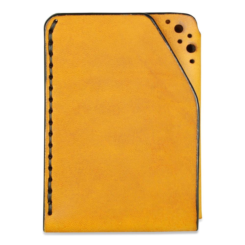 Brogue Leather Card Wallet